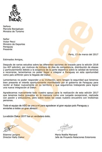 El documento a través del