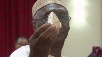 El diamante fue hallado por