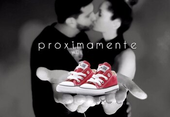 Con esta foto, la pareja