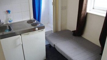 Para llegar al baño hay