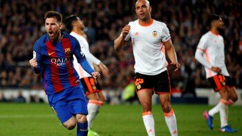 Messi, con dos goles, fue