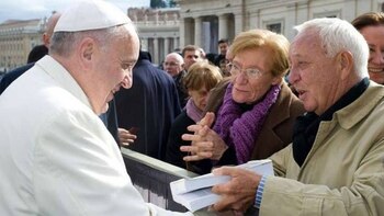 Lidia viajó a Roma para