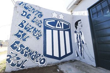 El mural que le pintó