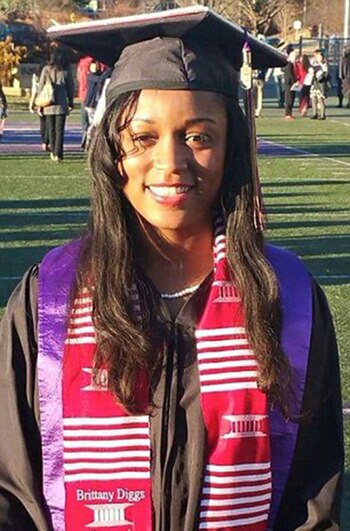 Brittany Diggs es estudiante de enfermería y vive en Alabama (Facebook)