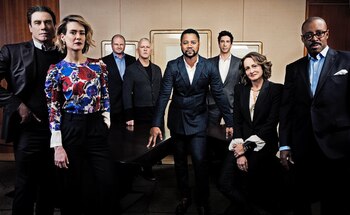 Miembros del reparto y productores