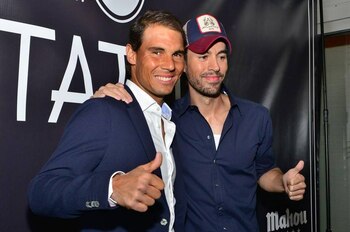 Rafa Nadal y Enrique Iglesias