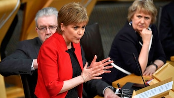 Nicola Sturgeon en el Parlamento