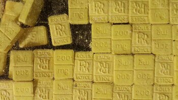 Las pastillas incautadas “Rolls Royce”