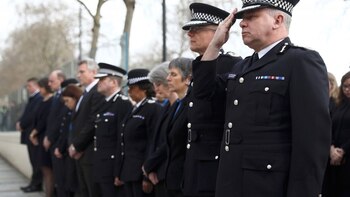 Homenaje al policía asesinado Keith