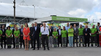 Numerosos intendentes participaron del anuncio