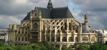 La imponente Iglesia Saint-Eustache, en