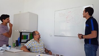 Científicos del Conicet y la