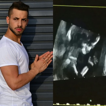 Pelegrinelli y su bebé