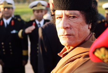 Muammar Khadafi, en una imagen