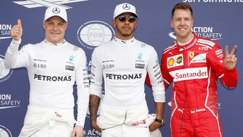 Lewis Hamilton lideró el podio