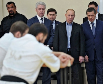 Putin con el actor estadounidense