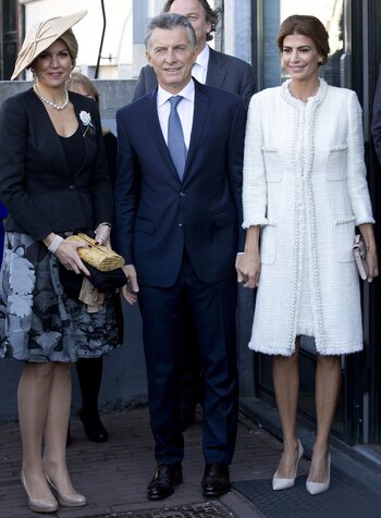 La reina Máxima recibió al