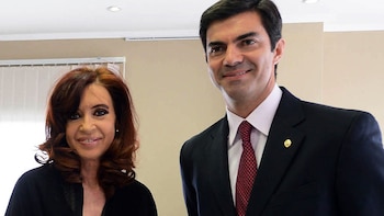 Viejas épocas. El gobernador salteño Juan Manuel Urtubey con la entonces presidente Cristina Kirchner (NA)