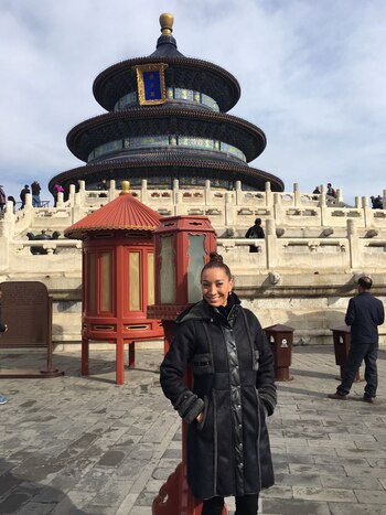 Aprovechó para recorrer algunos de