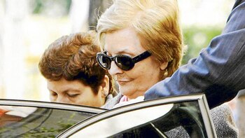 Isabelita, durante una de sus