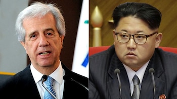 Tabaré Vázques y Kim Jong-un