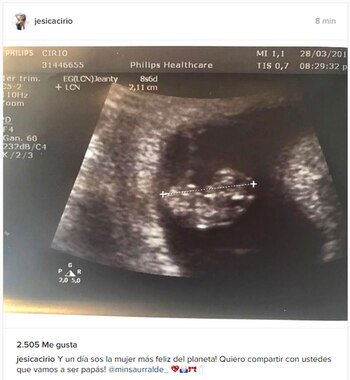 El posteo de Jesica, después