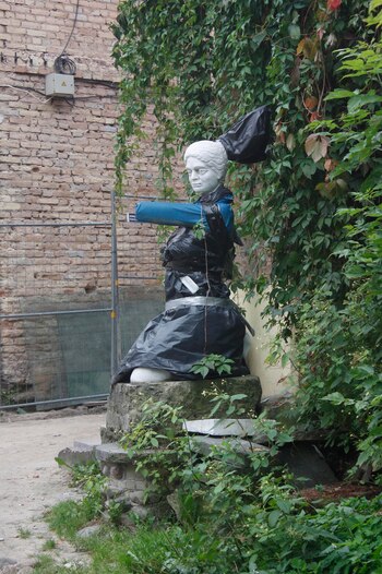 Arte callejero en Uzupis