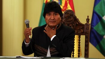 El presidente boliviano, Evo Morales