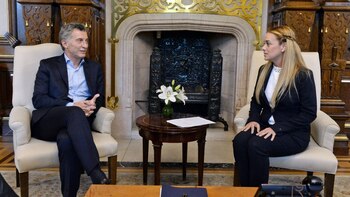 Mauricio Macri y Lilian Tintori