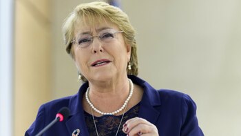 La presidente de Chile, Michelle Bachelet