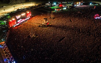Momento cumbre con Metallica en