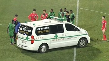 La ambulancia lo trasladó al