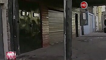 El frente del boliche “La Cabaña”