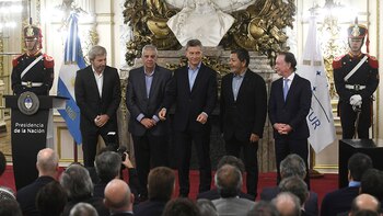 El presidente Mauricio Macri, encabezó