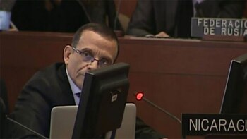 Carlos Alvarado, embajador de Nicaragua,