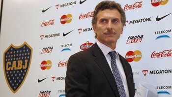 Mauricio Macri, en su etapa como presidente de Boca (NA)