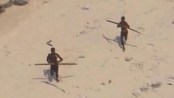 En 2004 la India pretendió brindarles ayuda tras el tsunami que golpeó a su escasa población (Indian Coastguard)