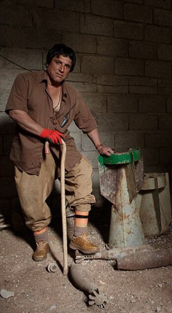 Abdul colecciona en su casa