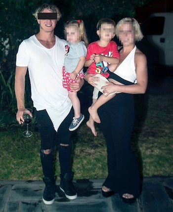 Jeremías Sanz, en familia.