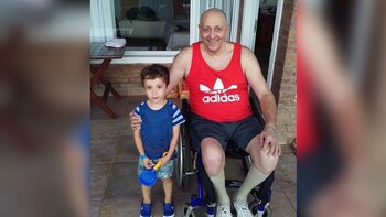 Daniel, jubilado por invalidez, está