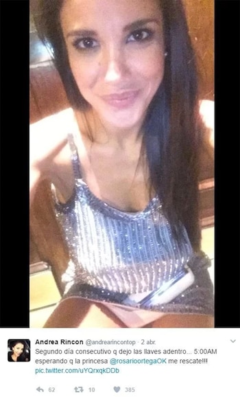 La publicación hot de Andrea