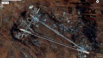 Base aérea siria que fue