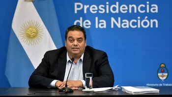 El ministro de Trabajo, Jorge