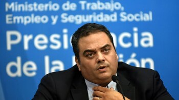 Jorge Triaca, ministro de Trabajo