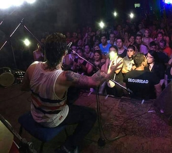 Walter, con su público