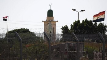 Frontera en el Sinaí entre