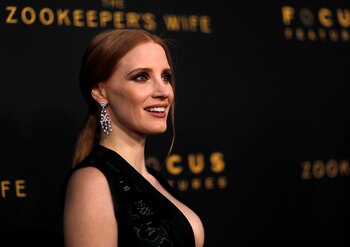 Jessica Chastain, durante la premiere