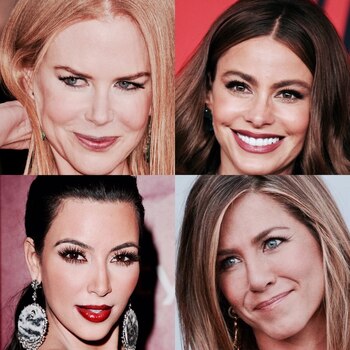 Kidman, Vergara, Kardashian y Aniston