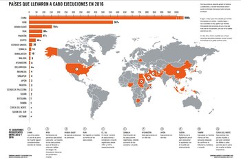El mapa que muestra el