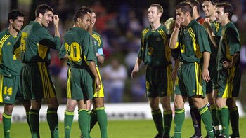 La selección de Australia dominaba